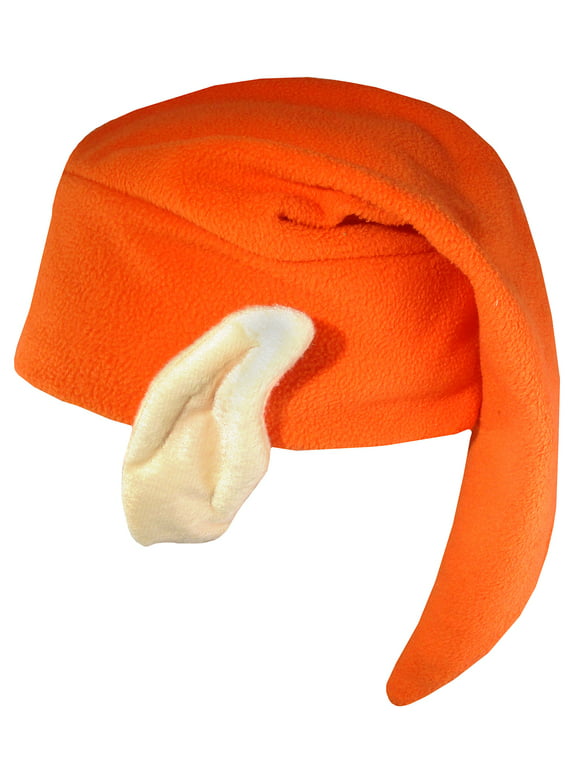 Nicky Bigs Novelties Cleveland Football Mascot Orange Elf Hat With Ears Gnome Cap Gnome Dwarf Costume