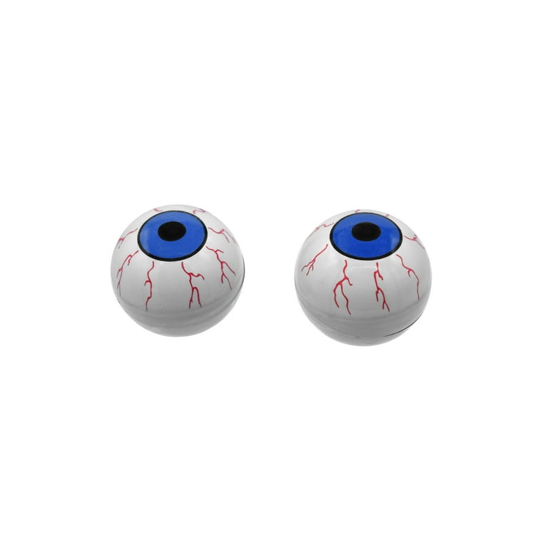 Nicky Bigs Novelties Fake Moving Wobbly Blue Eyeballs Gravity Eyes Set  Spooky Halloween Cosplay Prop
