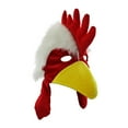 thumbnail image 1 of Nicky Bigs Novelties Fuzzy Chicken Hat Mask Costume Accessory, One Size, 1 of 8