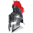 thumbnail image 1 of Nicky Bigs Novelties Medieval Knight Gladiator Spartan Gold Roman Warrior Greek Costume Helmet, 1 of 2