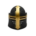 thumbnail image 1 of Nicky Bigs Novelties Medieval Templar Knight Helmet Costume Headwear (Black), 1 of 7