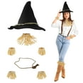 thumbnail image 1 of Nicky Bigs Novelties Nicky Bigs Novelties Scarecrow Costume Kit, Black, One Size, 1 of 9