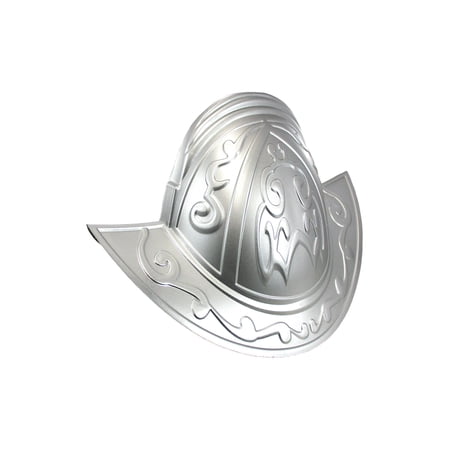 Nicky Bigs Novelties Silver Conquistador Helmet for Adults Deluxe Spanish Morion Knight Costume Accessory Durable Medieval Cosplay Hat for Halloween Theater Renaissance Roleplay