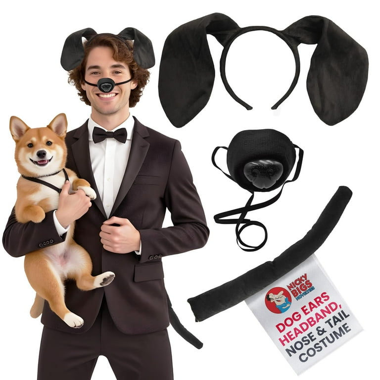 Dalmation Tail Costume Accessories Unisex Dalmation Tail Costume Accessories Unisex