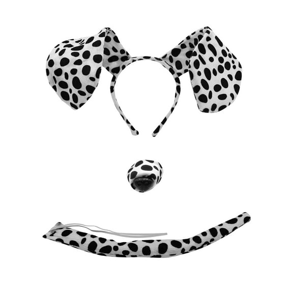 Nicky Bigs Novelties Unisex-Adult Puppy Dog Ears Headband and Tail Costume Accessory Kit