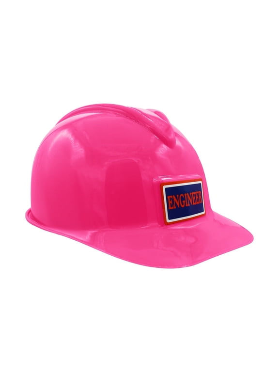 Adult Kids Toy Plastic Construction Hard Hat Builder Helmet Worker Costume Cap