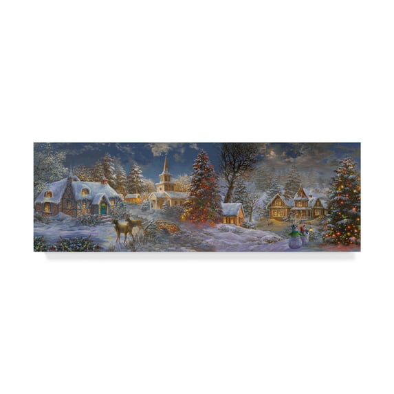 Nicky Boehme 'Stillness Of Christmas' Canvas Art
