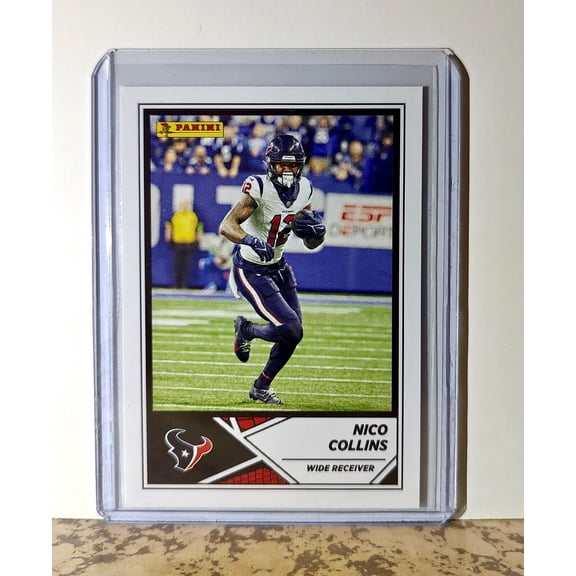 Nico Collins 2024 Panini NFL #6 Sticker Card Houston Texans