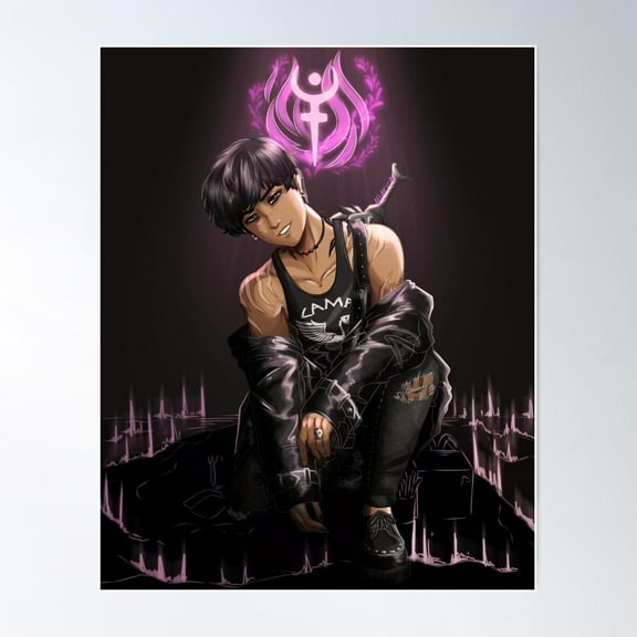 Nico Di Angelo Poster Wall Art, Modern Wall Decor For Living Room Bedroom, 8x12 UNFRAMED