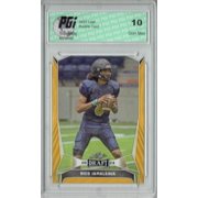 Nico Iamaleava Rookie Card Tennessee / UCLA PGI 10 Gem Mint Football Trading Card 2023 Leaf Football #27 Gold SP
