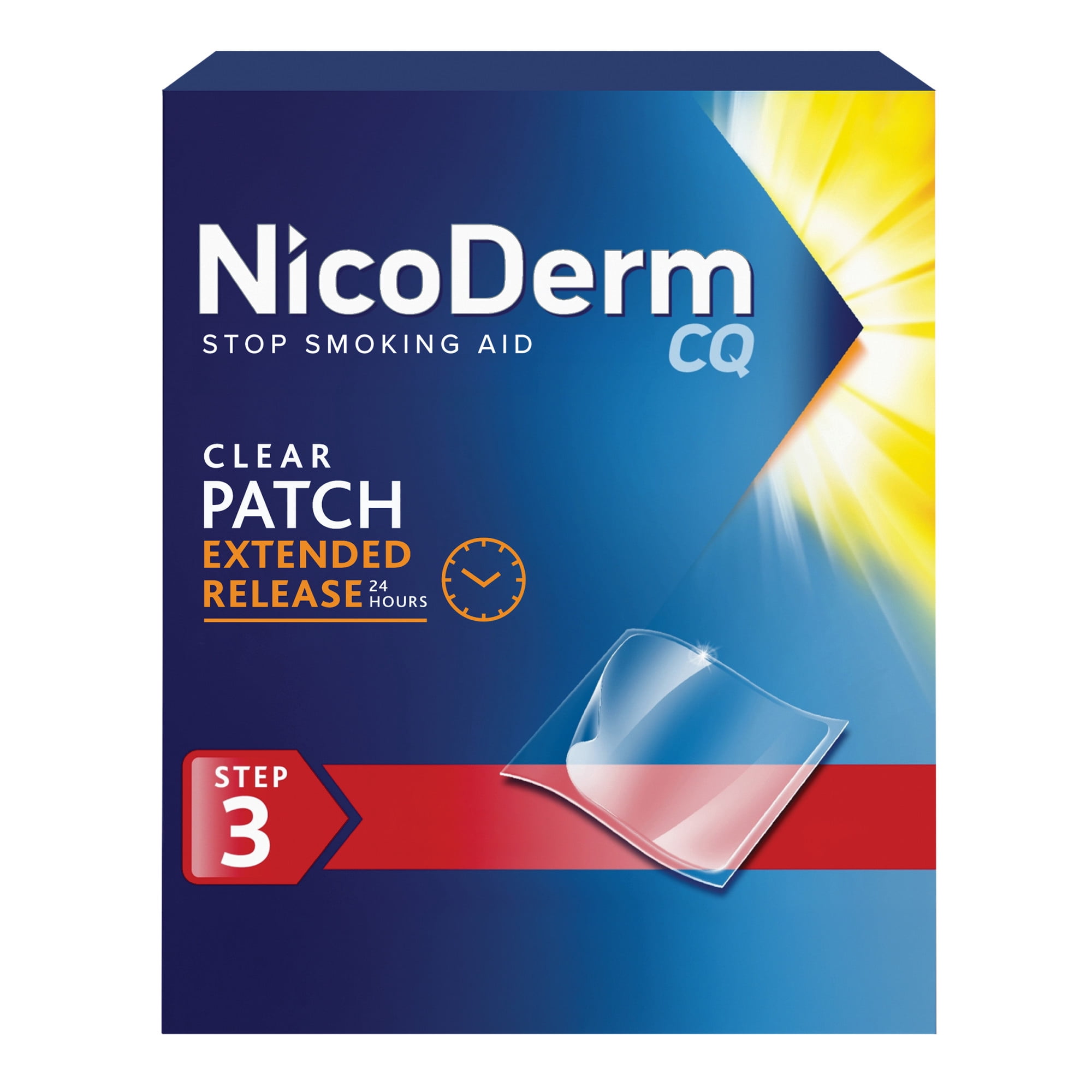 Nicoderm CQ Nicotine Patches to Help Stop Smoking, 7Mg, Step 3 - 14 Count