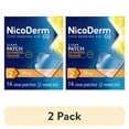 (2 pack) Nicoderm CQ Step 2 Extended Release Nicotine Patches to Stop