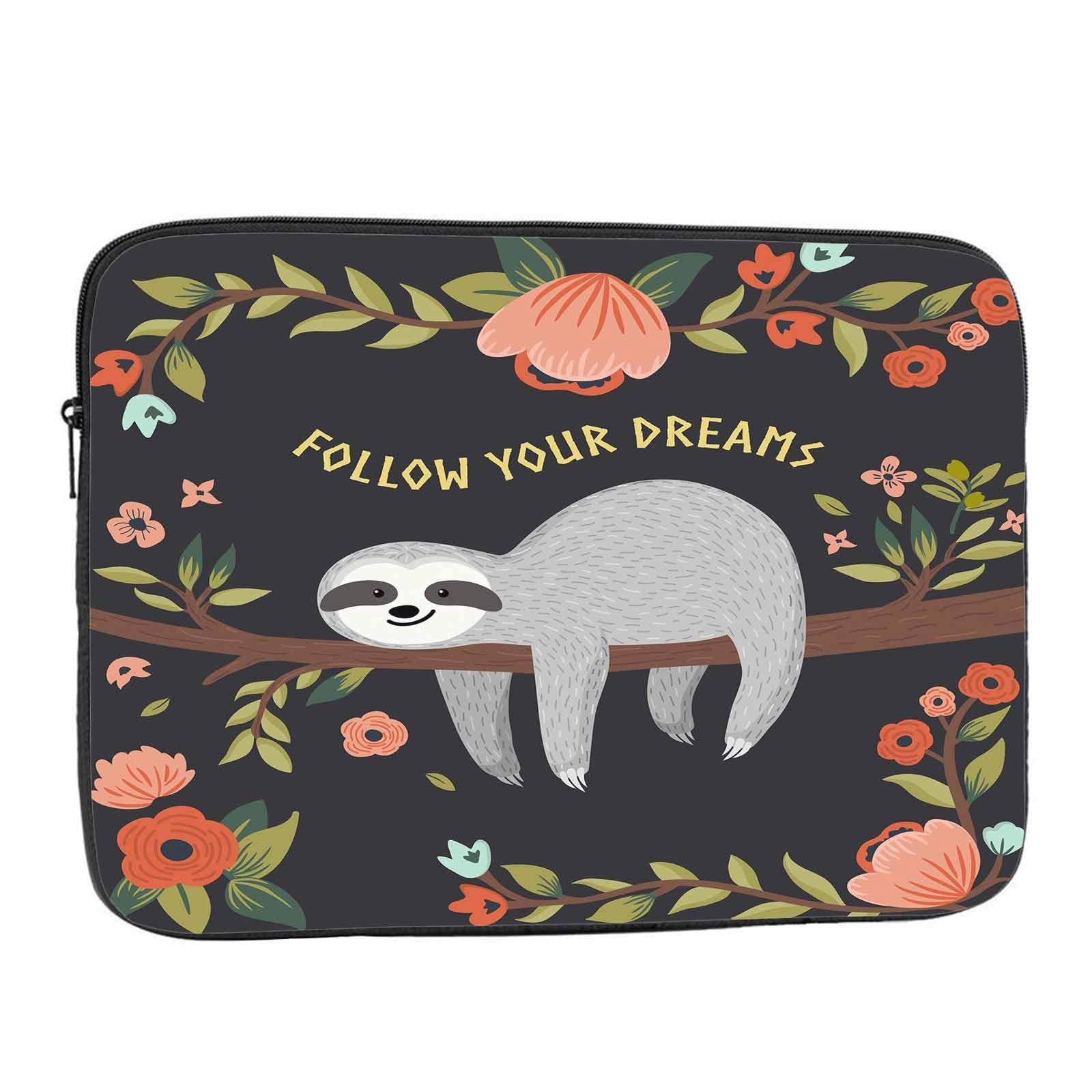 Nicokee Laptop Sleeve Bag IFF17 15.4 15.6 Inch,Sloth On Tree Branch ...