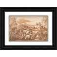 thumbnail image 1 of Nicola Malinconico 24x17 Black Ornate Framed Double Matted Museum Art Print Titled: The Triumph of Judith (1592 - 1692), 1 of 5