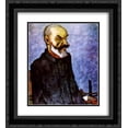 thumbnail image 1 of Nicolae Tonitza 2x Matted 20x24 Black Ornate Framed Art Print 'The Man of a New World (Portrait of a writer and polititian Gala Galaction) ', 1 of 2