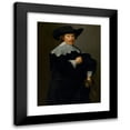 thumbnail image 1 of Nicolaes Eliasz. Pickenoy 11x14 Black Modern Framed Museum Art Print Titled - Portrait of a Gentleman (1636), 1 of 5