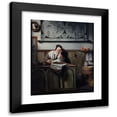 thumbnail image 1 of Nicolaes Maes 20x24 Black Modern Framed Museum Art Print Titled - The Account Keeper (1656), 1 of 5