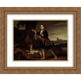 thumbnail image 1 of Nicolaes Maes 2x Matted 24x20 Gold Ornate Framed Art Print 'A Young Boy with His Dog ', 1 of 2