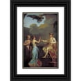 thumbnail image 1 of Nicolai Abraham Abildgaard 13x18 Black Ornate Wood Framed Double Matted Museum Art Print Titled - Christian VII Uniting the Ducal with the Royal Part of Holstein in 1773 (1790), 1 of 5