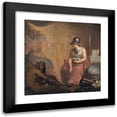 thumbnail image 1 of Nicolai Abraham Abildgaard 15x15 Black Modern Framed Museum Art Print Titled - The Revival of Learning, the Invention of Printing and Gunpowder and the Discovery of America (1784), 1 of 5