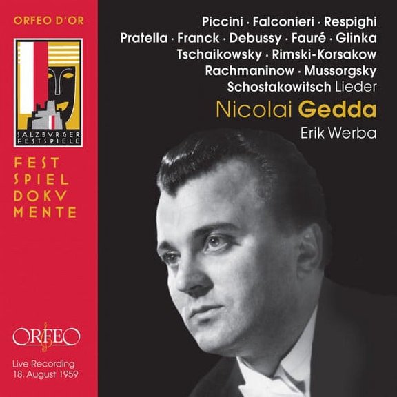 Nicolai Gedda - Liederabend: Salzburg Festival 1959 - Music & Performance - CD