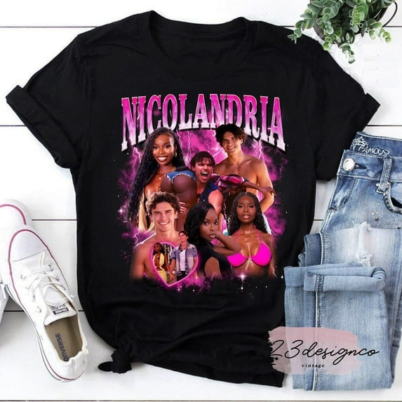 Nicolandria Bootleg Vintage T-Shirt, Love lsland Shirt, Love lsland USA 2025 Merch