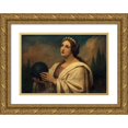 thumbnail image 1 of Nicolas Auguste Galimard 18x13 Gold Ornate Wood Frame and Double Matted Museum Art Print Titled - Allegory of Science or Astronomy (1856), 1 of 4