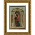thumbnail image 1 of Nicolas Auguste Hesse 18x24 Gold Ornate Framed and Double Matted Museum Art Print Titled - Sainte Elisabeth (1840), 1 of 4