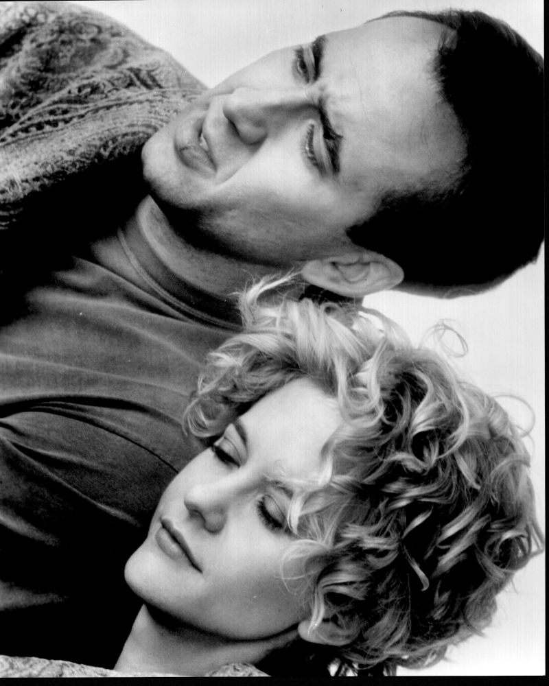 Nicolas Cage And Meg Ryan In City Of Angels Black And White Photo Print ...