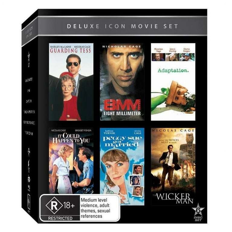 Nicolas Cage Collection - 6-Disc Boxset ( Guarding Tess / 8MM / Adaptation  / It Could Happen to You / Peggy Sue Got Married / The Wicker Man ) [