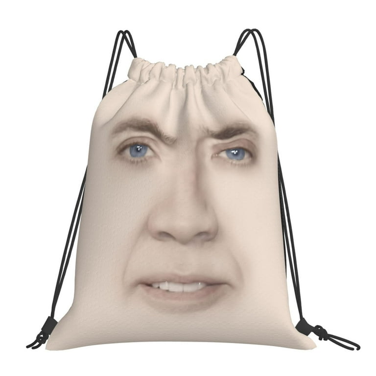 Nicolas cage face backpack online