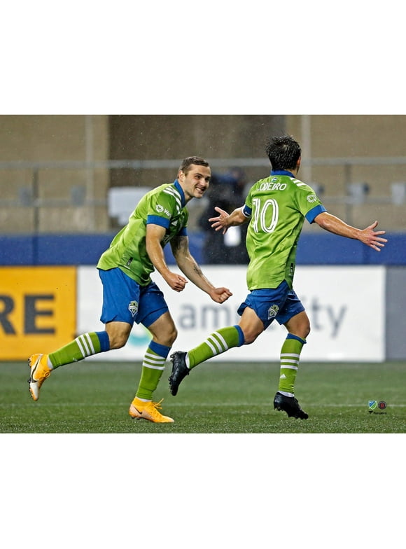 Nicolas Lodeiro Seattle Sounders FC Unsigned 2020 MLS Playoffs Round 1 Goal Celebration in Win vs. LAFC Photograph - Fanatics Authentic Certified