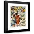 thumbnail image 1 of Nicolas Tamagno 11x14 Black Modern Framed Museum Art Print Titled - Sudan Black Villages 300 Natives (1895), 1 of 5