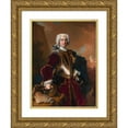 thumbnail image 1 of Nicolas de Largillière 15x18 Gold Ornate Wood Frame and Double Matted Museum Art Print Titled - Andre Francois Alloys De Theys D'Herculais (1692-1779) (1727), 1 of 4
