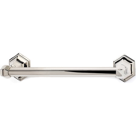 Nicole 12" Towel Bar, Polished Nickel