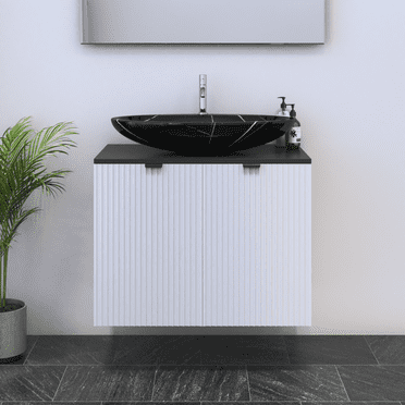 Nicole 2D 80 Floating Bathroom Vanity (32" Width)
