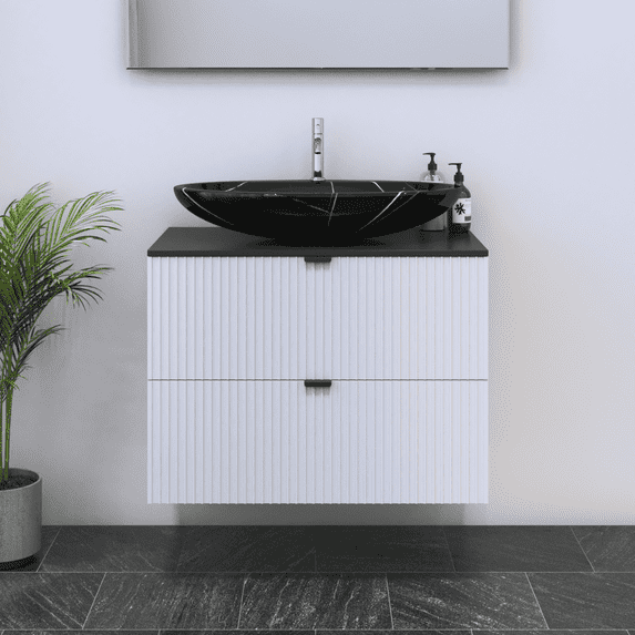 Nicole 2S 80 Floating Bathroom Vanity (32" Width)