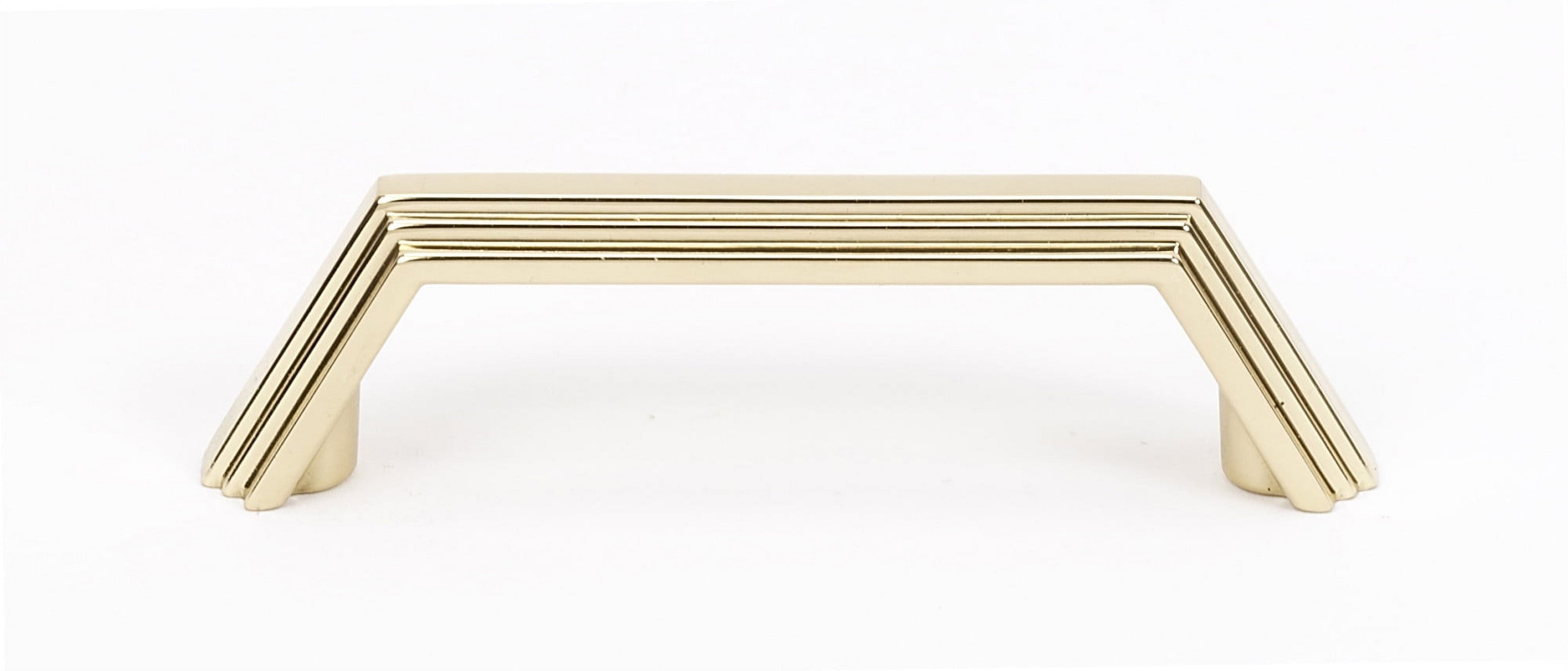 Alno 3 Nicole Pull - Polished Brass