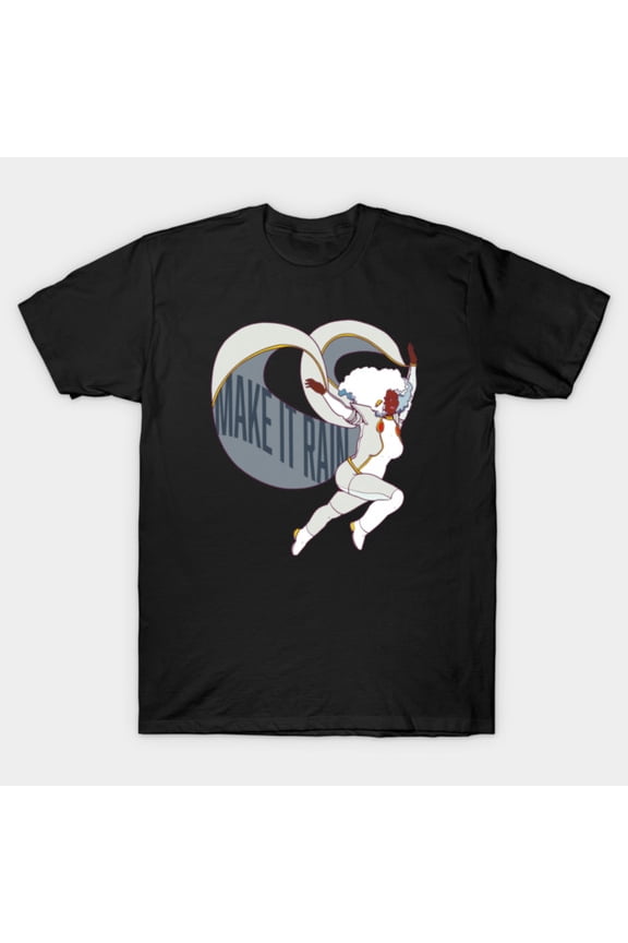 Nicole Byer As Storm X-Men Superhero Parody Comedy Art Unisex T-Shirt, for men & women, up to size 5XL