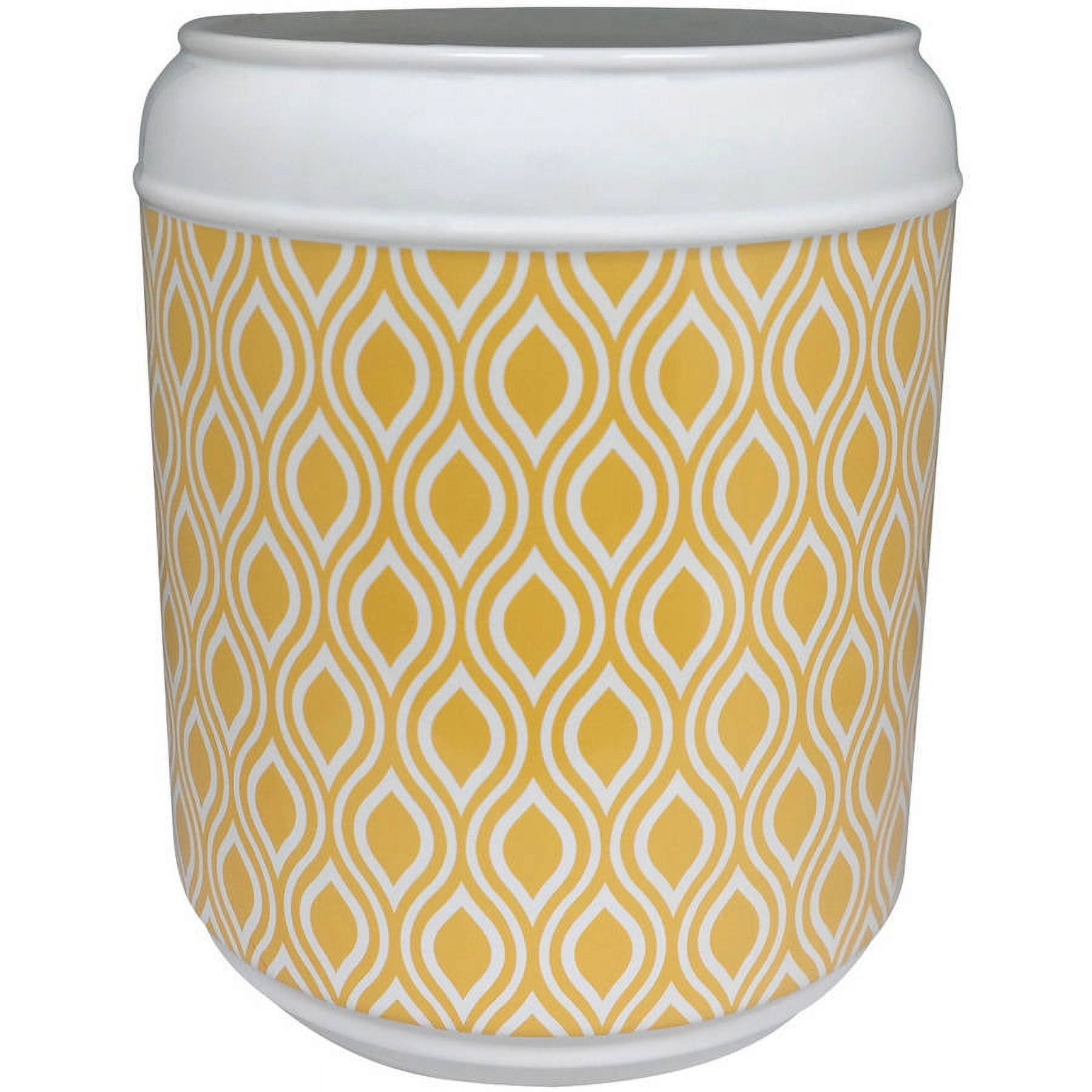 Nicole Corn Yellow Waste Basket