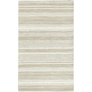 Nicole Curtis Lake Abstract Taupe Ivory 2'2" x 3'9" Area Rug (2x4)