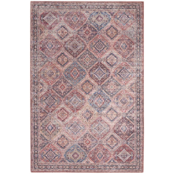 Nourison New Concept Washables Vintage Persian Indoor Rug Multicolor 5'3" x 7'3"