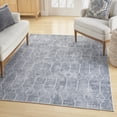 thumbnail image 1 of Nourison Home Machine Washable Series 1 Geometric Blue Grey 7'10" x 9'10" Area Rug (8x10), 1 of 9