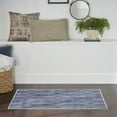 thumbnail image 1 of Nourison Home Machine Washable Series 1 Geometric Navy 2' x 3'9" Area Rug (2x4), 1 of 8