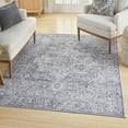thumbnail image 1 of Nourison Home Machine Washable Series 1 Persian Ivory Grey 4' x 6' Area Rug (4x6), 1 of 10