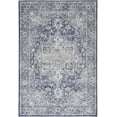 thumbnail image 1 of Nourison Home Machine Washable Series 1 Persian Ivory Navy 5'3" x 7'3" Area Rug (5x7), 1 of 10