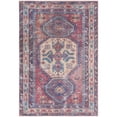 thumbnail image 1 of Nourison New Concept Washables 6' x 9' Red Navy Vintage Indoor Non-Slip Flatweave Rug, 1 of 10