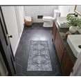 thumbnail image 1 of Nourison Home Machine Washable Series 1 Vintage Ivory Navy 2' x 3'9" Area Rug (2x4), 1 of 9