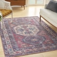 thumbnail image 1 of Nourison Home Machine Washable Southwestern Boho Red/Navy 4' x 6' Area Rug, (4' x 6'), 1 of 11