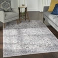 thumbnail image 1 of Nourison Home Machine Washable Traditional Boho Grey 5'3" x 7'3" Area Rug, (5' x 7'), 1 of 12